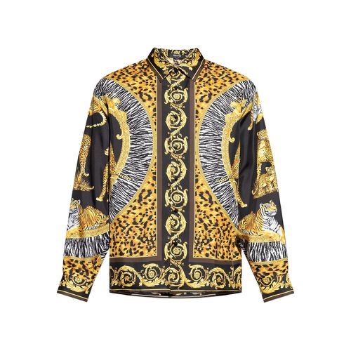 Tiger Leopard Baroque-print Shirt