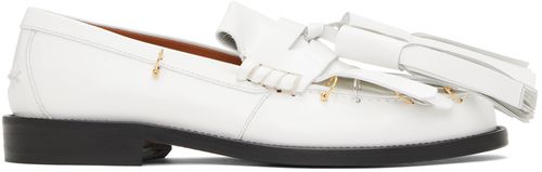 Marni White Bambi Loafers