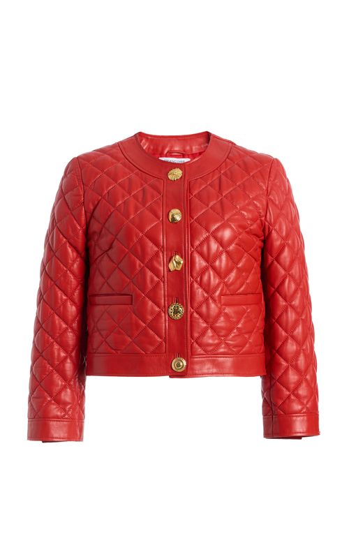 Gracie Quilted Leather Jacket - Moda Operandi