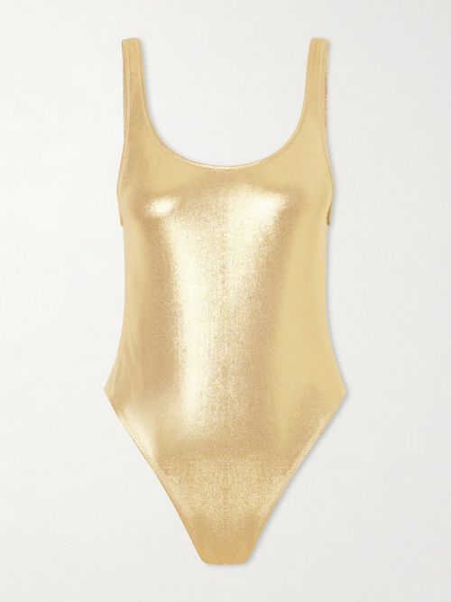 Embellished Swimsuit - Gold