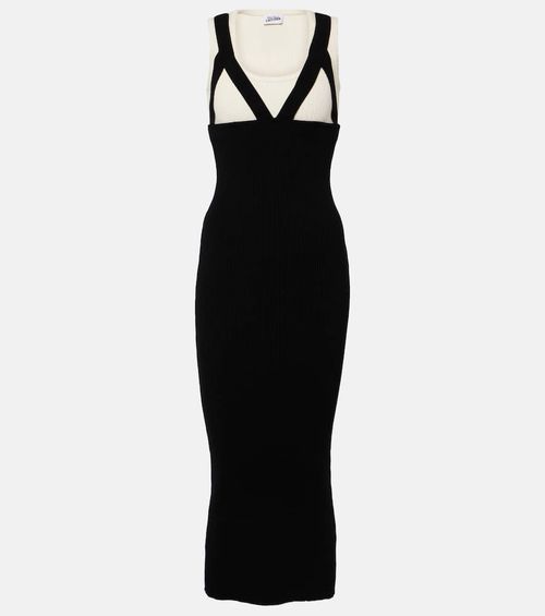 Madone ribbed-knit midi dress
