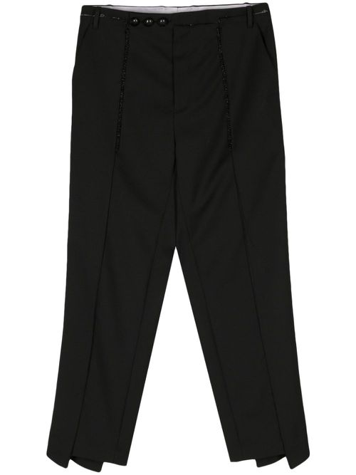 Hassel straight-leg trousers - Black