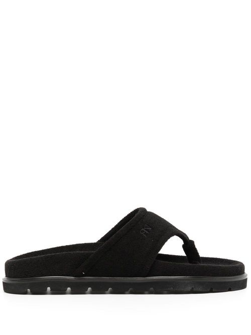 Platform thong sandals - Black