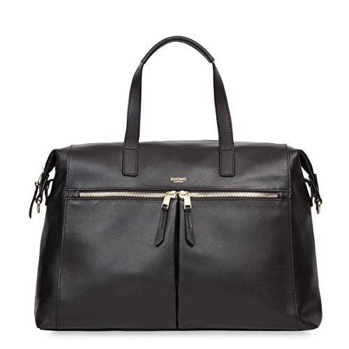 KNOMO Audley Leather Purse Laptop Tote Bag Shoulder Bag