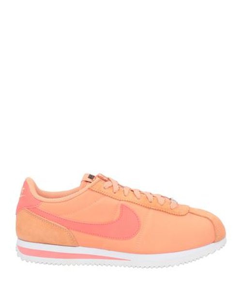 Man Sneakers Salmon pink Size 6 Textile fibers, Leather