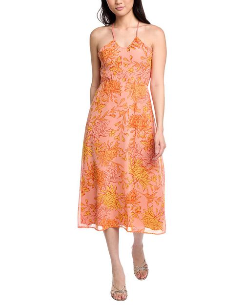 Peony Delight Midi Dress
