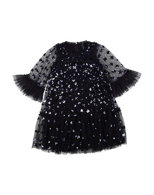 Kid Girl Kids' dress Navy Size 10 Recycled polyester