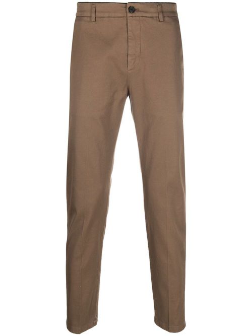 Slim chino trousers - Brown