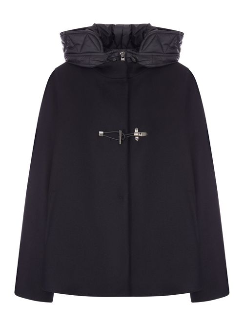 CAPPA TOGGLE COAT IN PANNO GARZATO DI LANA E CASHMERE - Fay Archive - Donna