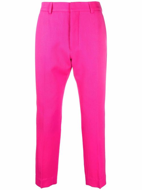 Tailored wool trousers - Pink