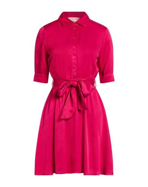 Woman Mini dress Fuchsia Size 10 Viscose