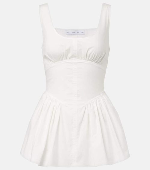 White Label Bader cotton-blend poplin top