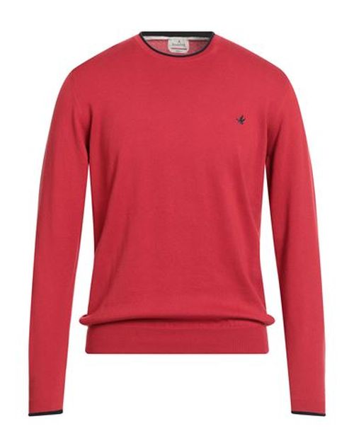 Brooksfield Man Sweater Red Size 42 Cotton
