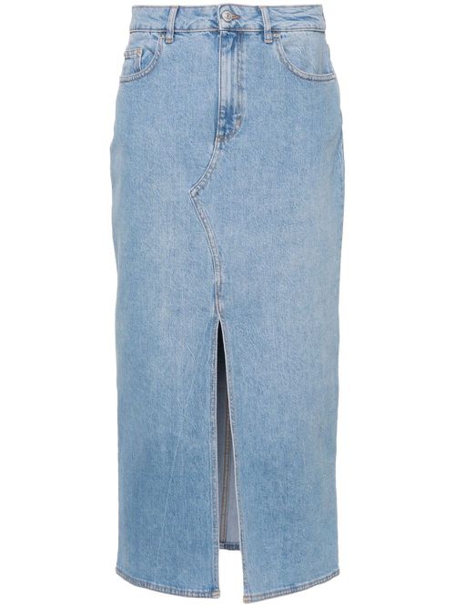 Eye Star denim skirt - Blue