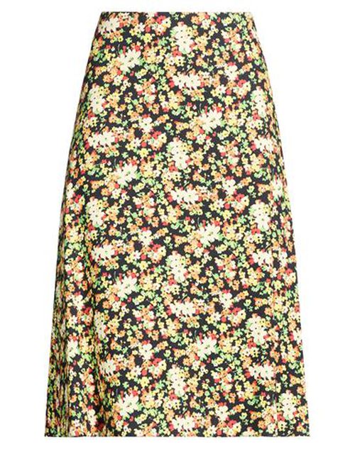 Woman Midi skirt Black Size 4 Viscose