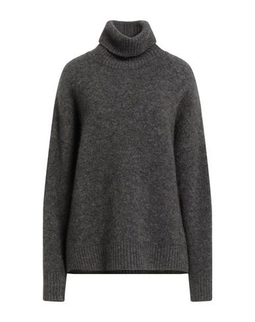 Woman Turtleneck Charcoal Size XS/S Polyamide, Alpaca wool, Wool, Elastane