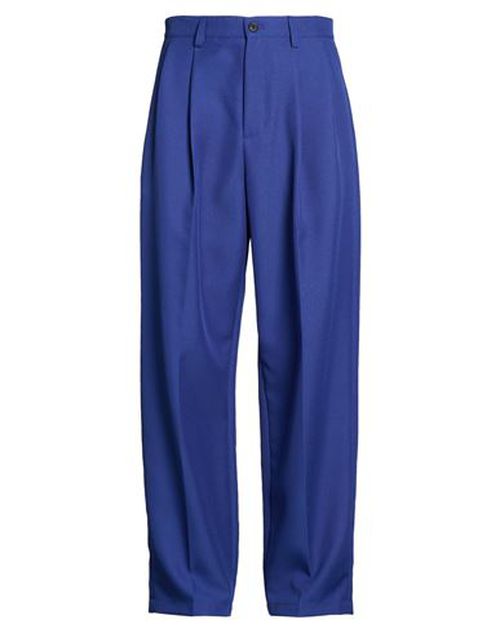 Man Pants Bright blue Size 33 Polyester
