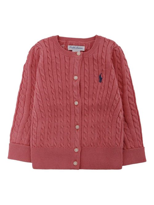Cable-knit cardigan - Pink