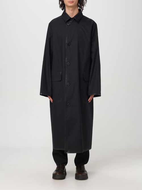 Coat Men color Black