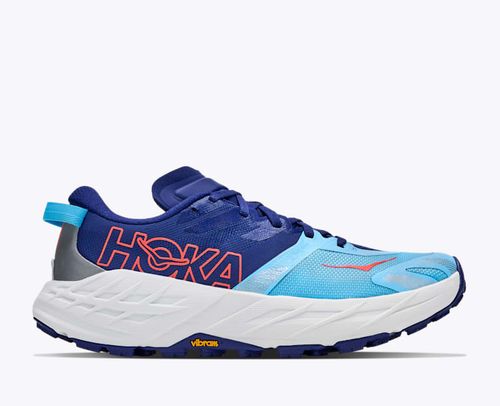 HOKA Women's Speedgoat 7 Shoes in Blueberry/Cosmic Grey