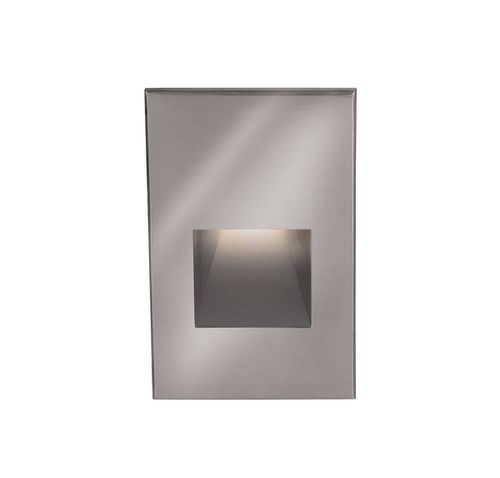 WAC Lighting 120V LEDme Vertical Indoor/Outdoor Step and Wall Light in Stainless Steel - WL-LED200-C