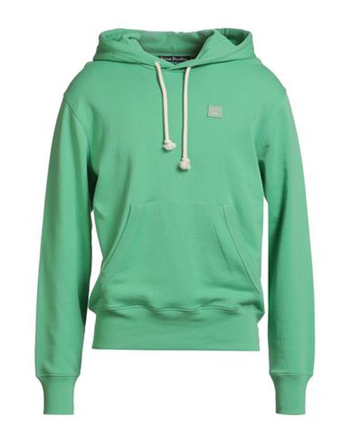 Man Sweatshirt Green Size M Cotton
