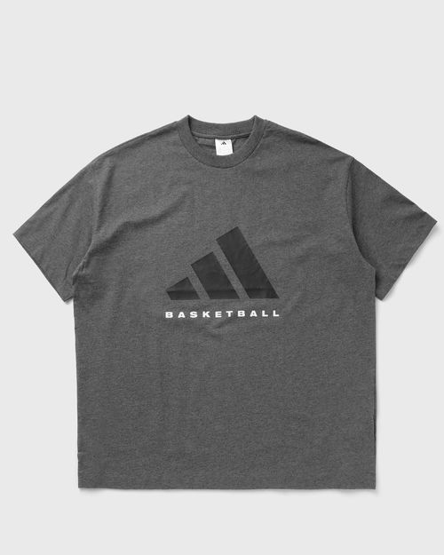 ADI BASKETBALL TEE grey male Shortsleeves now available at BSTN