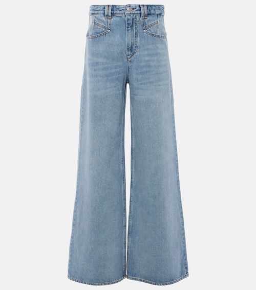 Lemony wide-leg jeans