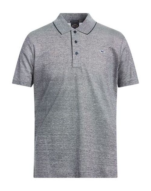 Man Polo shirt Midnight blue Size M Linen, Cotton