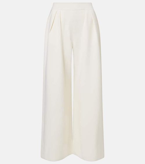 Bora virgin wool wide-leg pants