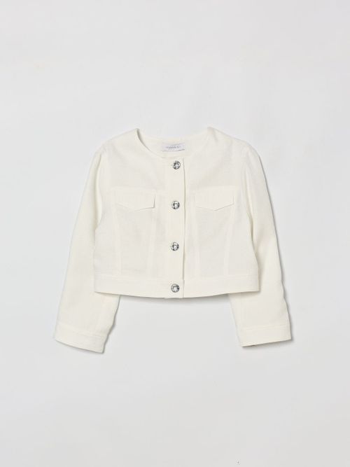 Coat Kids color Yellow Cream