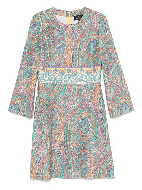 ETRO paisley-print midi dress - Green