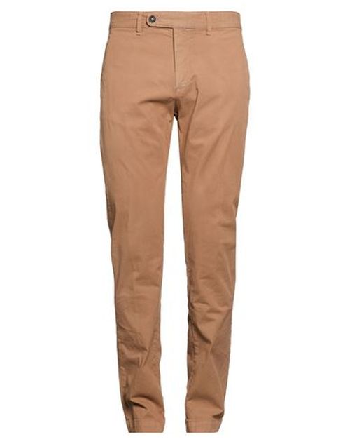 Man Pants Brown Size 36 Cotton, Elastane
