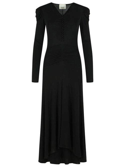 'Nejma' Black Viscose Dress