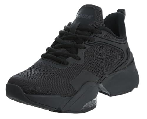ZUMBA Shoes for Women, Air Stomp Remix II - Green Workout Shoes for Women, Gym or Dance Sneakers, Enhanced Comfort, Arch Support, Breathable Mesh, Durable & Impact-Absorbing
