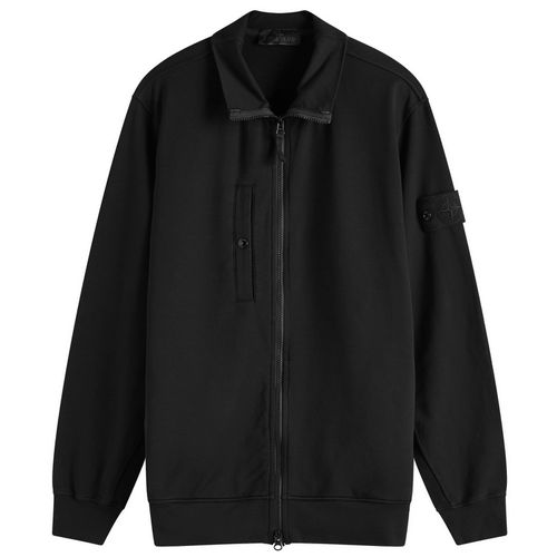 Men's Ghost Piece Full Zip Sweatshirt in Black