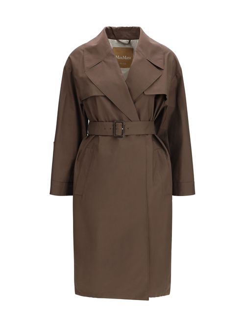 The Cube Trench Coat — Brown