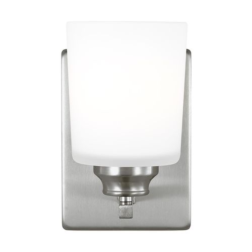 Brushed Nickel Wall Bathroom Bathroom Vanity Lightroom Bathroom Bathroom Vanity Lightroom Bathroom Vanity Light Sconce from the Vinton Collection
