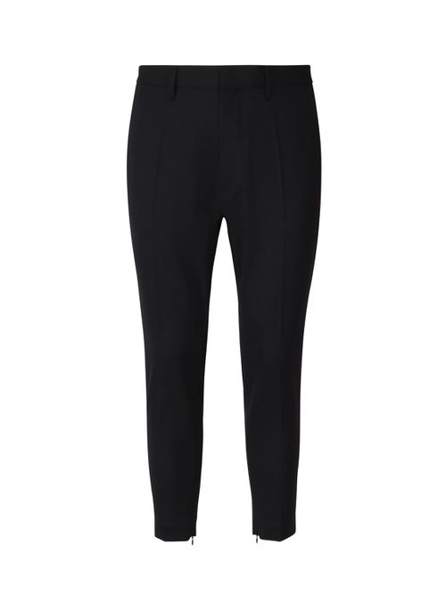 Stretch Wool Blend Trousers
