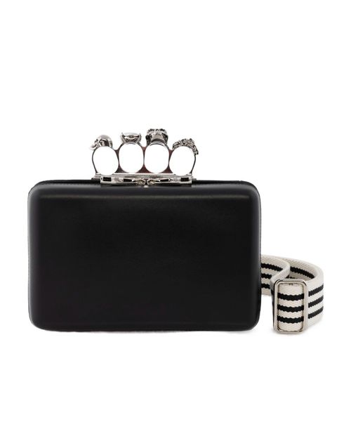 Twisted clutch bag