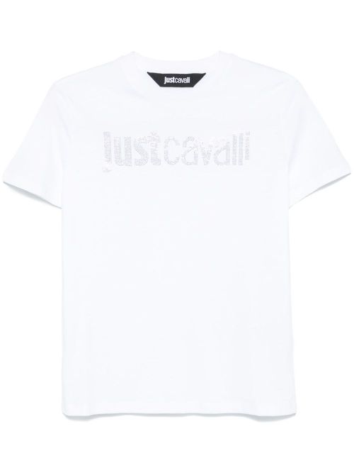 Crystal-logo T-shirt - White