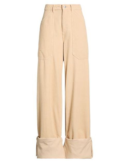 Woman Pants Sand Size 4 Organic cotton, Recycled cotton