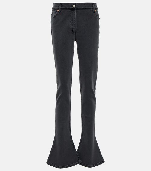 Flared slim jeans
