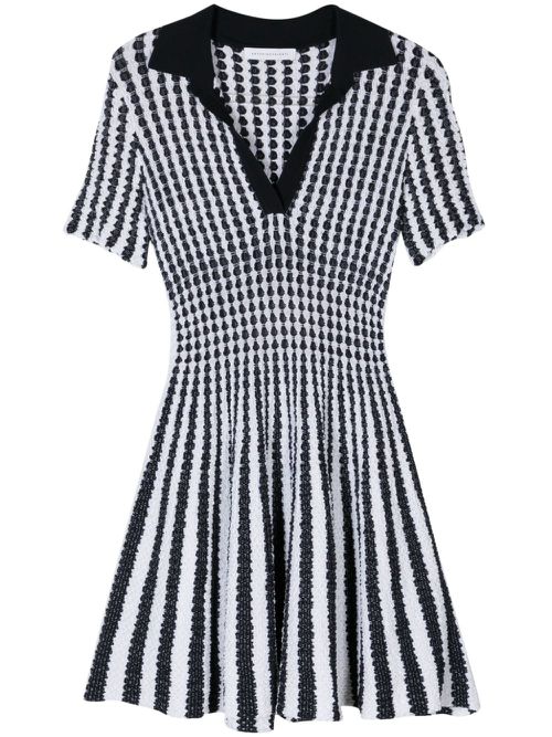 Marylin seersucker minidress - White