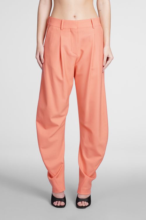 Pants In Orange Wool