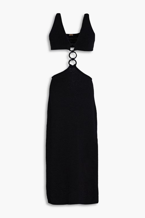 Mert cutout cotton-blend midi dress