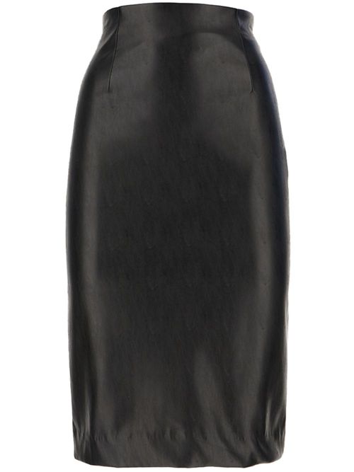 Tailored midi skirt - Black