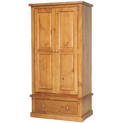 Redwood Pine 2 Door Wardrobe 1 Drawer