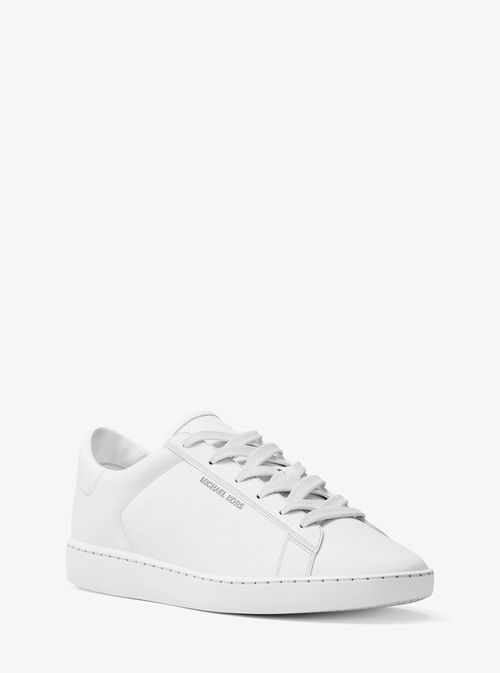 Michael Kors Reign Leather Sneaker in White - size 8.5 by