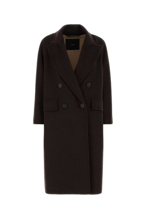 Cashmere Blend Coat — Brown